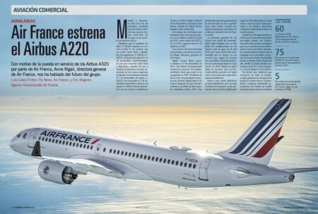 Air France ya cuenta con seis Airbus A220.
