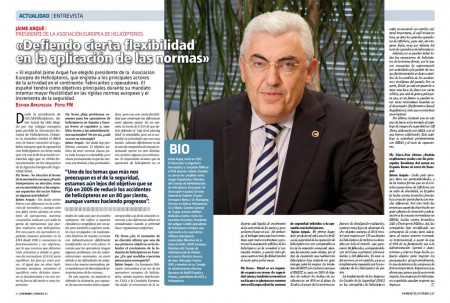 04 Fly News 52 Entrevista Jaime Arqué en su nuevo cargo europeo quiere que se flexibilicen las normas europeas que considera demasiado rígidas.