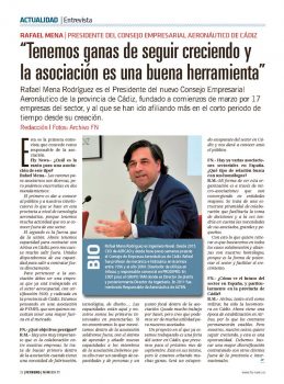 04 FlyNews071 entrevista "Nuestro sector, quiere seguir creciendo, y esta es una oportunidad. Debemos buscar una mayor diversificación contratando con otros clientes fuera de la provincia e internacionales".