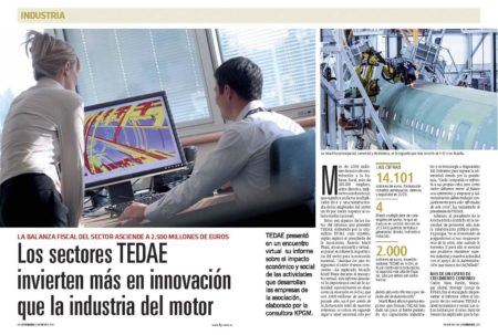 Las empresas asociadas en TEDAE dan empleo en España a casi un cuarto de millón de personas.
