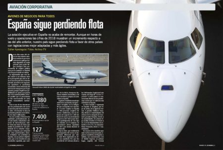 La legislación y los impuestos en España hacen poco atractivo para las empresas contar con herramientas de trabajo como los aviones corporativos.