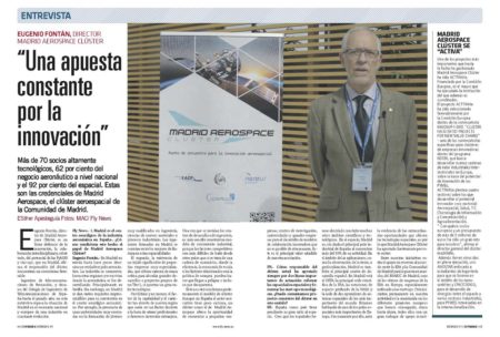 El clúster aeroespacial madrileño incluye el 62 por ciento del negocio aeronáutico español y el 92 por ciento del espacial.
