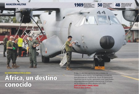 09 Fly News 52 Militares en África Las Alas 31 y 35 del Ejército del Aire cuentan con destacamentos en África para apoyar a diferentes operaciones en busca de la paz.