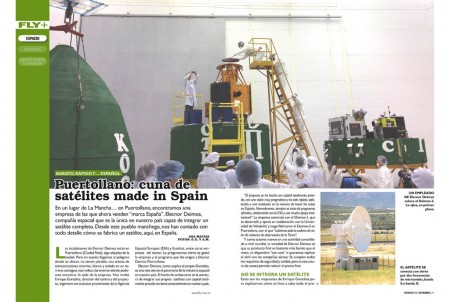 12 Fly News 52 Elecnor Deimos La empresa española Elecnor Deimos ofrece un servicio completo de satélites de observación: diseño, integración y operación.
