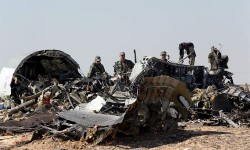 18112015_rusiabomba Imagen de los restos de del avión Metrojet Airbus A321. Fuente: Europapress