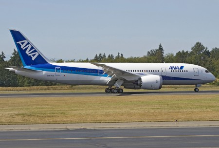 B-787 Dreamliner con los colores de ANA