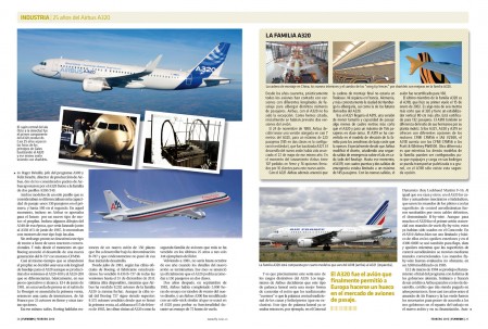 Artículo en Fly News sobre los 25 años del Airbus A320