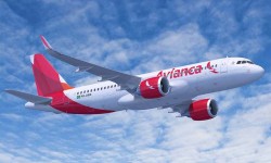 A320neo avianca Dibujo de un A320neo con los colores de Avianca.