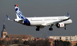 A321neo Getafe El Airbus A321neo motores CFM LEAP 1A aterrizando en Getafe con motivo de su certificación (Foto: Diego Ruiz de Vargas)