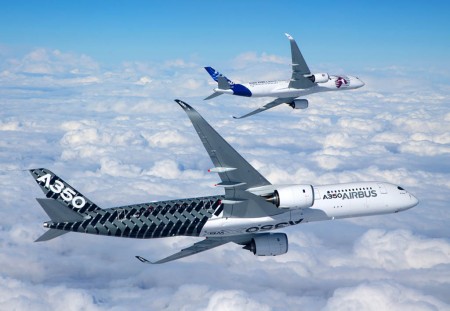 Airbus A350 msn002 y msn004