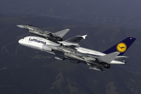 Airbus A380 y Eurofighter