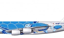 ANA Airbus A380 Diseño ganador del concurso de ANA para decorar su primer Airbus A380.