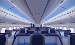 Clase ejecutiva del Boeing 787 Dreamliner de ANA.
