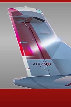 Comparación entre el timón del ATR 42-600 y del ATR 42-600S.