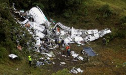 Accidente LAMIA Restos del RJ-85 CP-2933.
