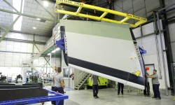 Aciturri BelugaXL First Delivery_170719 Aciturri entrega a la FAL de Airbus en Toulouse los primeros conjuntos de su responsabilidad par el nuevo Beluga XL.