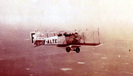 Breguet 14, uno de los primeros aviones correo de L'Aeropostale y su filial, Aeroposta, en Argentina.