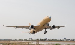 Airbus A330MRTT Francia Despegue de Getafe del primer A330MRTT para Francia en su primer vuelo una vez completada su modifcación.
