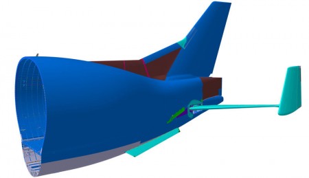 Airbus ha introducido una serie de cambios en el diseño del fuselaje trasero del Beluga XL para mejorar la estabilidad y el control en caso de fallo de un motor.