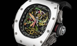 RM 50-02 ACJ TOURBILLON SPLIT SECONDS El nuevo reloj de Richard Mille rinde homenaje a los aviones de Airbus.
