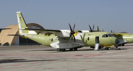 El primer C295 SAR en Sevilla listo para su primer vuelo.