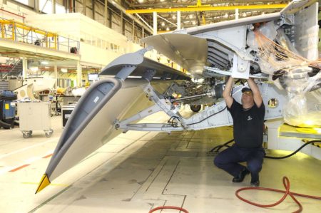 Producción de alas para losa aviones de Airbus en reino Unido.