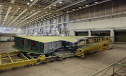 Ala A330neo Ala El ala derecha del primer Airbus A330-900 lista para ser enviada a Toulouse donde se llevará a cabo el montaje del avión.