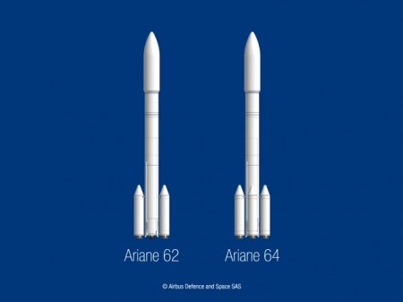 Dos versiones del nuevo Ariane 6