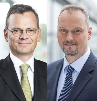 Dominik Asam (izquierda) y Michael Schöllhorn, nuevos directivos de Airbus.
