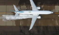 Boeing 737 MAX ingestion agua dron