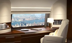 Boeing Skyview Aspecto que tendrá la nueva Skyview Panoramic para las versiones ejecutivas del Boeing 737.