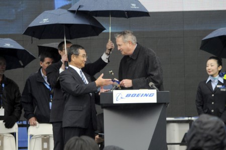 Entrega del primer Boeing 787 Dreamliner a ANA