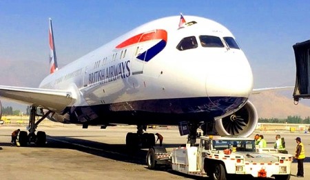 Ya en enero de 2017 British Airways ha abierto su ruta más larga, uniendo Londres con Santiago de Chile con sus Boeing 787.