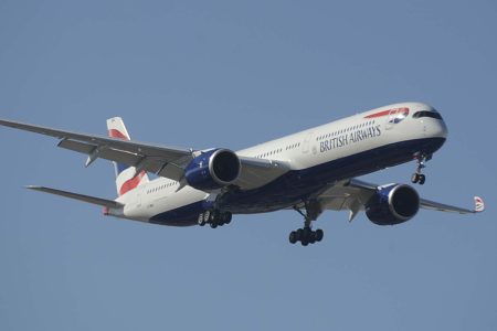 En 2020 British Airways incorporó, entre otros, cuatro Airbus A350-1000.