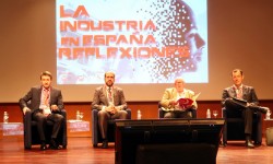 Burgos Industria De izquierda a derecha, Ricardo Doehmer, CEO de Campofrío, Josu Jon Imaz, Consejero Delegado de Repsol, Jesús Izcúe, Director de AcerlorMittal España, Antonio Deusa, Vicesecretario General UGT FICA, Javier Díaz Gil, CEO de Alestis y Francisco J Riberas, Presidente de GESTAMP