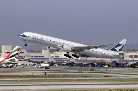 Catahy Pacific dispone de seis Boeing 777-300ER en la configuración de asientos asignada a la ruta de Madrid.