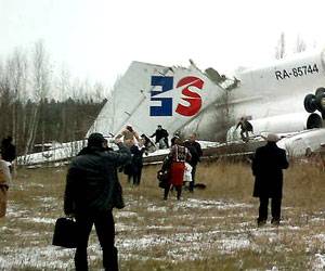 Accidente de un Tupolev Tu-154M en Moscú