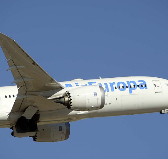 Air Europa cuenta con ocho Boeing 787.8 y dos B-787-9 en servicio.