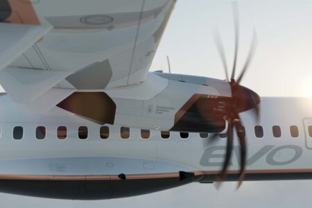 ATR apuesta por nuevos motores hibridos y capces de funcionar con un 100 por ciento de SAF.