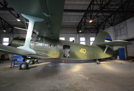 An-2T 40 Amarillo de la Fuerza Aérea de Estonia