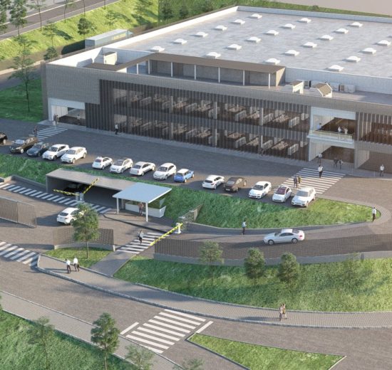 Aspecto que ofrecerá la nueva planta de producción de ITP Aero cuya primera piedra se ha colocado hoy.