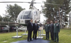 ITP Guardia Civil Bo 105 Inauguración en Ajalvir del monumento al Bo-105 de la Guardia Civil.