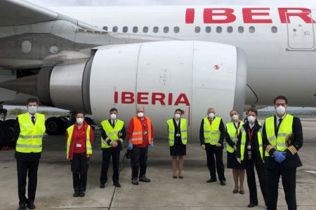 El número de trabajadores de Iberia afectados por los ERTE varía día a día segun la operatividad prevista. Además, trabajar o permanecer en el ERTE es voluntario.