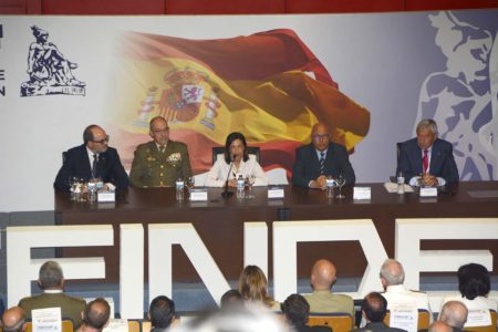 Inaugiración de FEINDEF 2019 en la que la industria española de Defensa, incluido el sector aeroespacial mostró sus programas futuros.