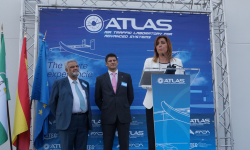 InauguracionATLAS Susana Díaz inauguró el centro de ensayos para UAV,s ATLAS