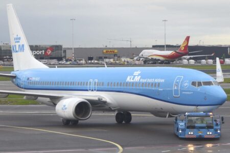 Boeing 737 de KLM.