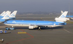 KLM_MD11_AMS KLM es la única aerolína en el mundo que aún operaba un MD-11 de pasaje.