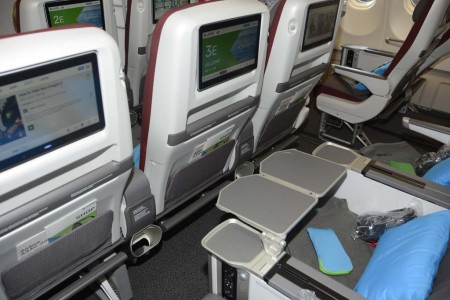 En los aviones de Level se han instalado los mismos asientos de la turista superior y turista del los aviones de largo radio de Iberia, con la tapicería en otros colores.