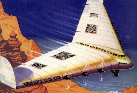 Propuesta de Lockheed en 1938 de un ala volante para pasajeros.