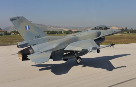 Lockheed Martin F-16C Block 52+ de la Fuerza Aérea griega.